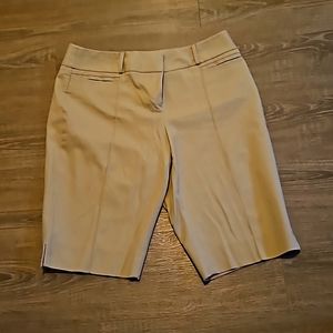 Womens long shorts tan Apt9 maxwell